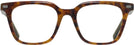 Square Tortoise With Green Seattle Eyeworks 994 Single Vision Full Frame View #2