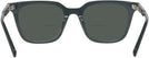 Square Transparent Dark Grey  Seattle Eyeworks 994 Bifocal Reading Sunglasses View #4