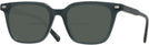 Square Transparent Dark Grey  Seattle Eyeworks 994 Bifocal Reading Sunglasses View #1