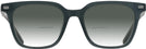 Square Transparent Dark Grey Seattle Eyeworks 994 w/ Gradient Bifocal Reading Sunglasses View #2
