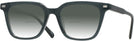 Square Transparent Dark Grey Seattle Eyeworks 994 w/ Gradient Bifocal Reading Sunglasses View #1
