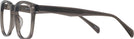 Square Transparent Grey Seattle Eyeworks 995 Single Vision Full Frame View #3