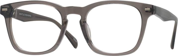 Square Transparent Grey Seattle Eyeworks 995 Computer Style Progressive View #1