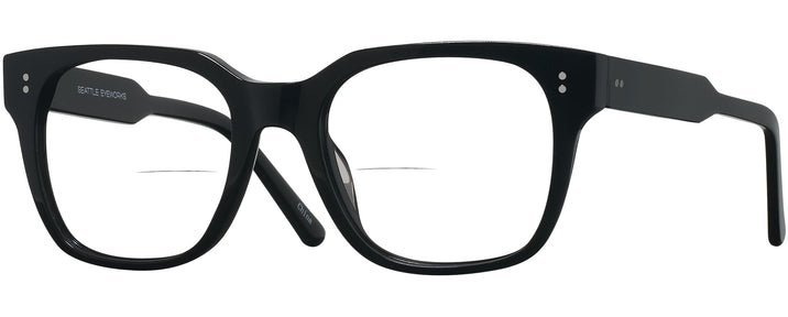 Square Black Seattle Eyeworks 996 Bifocal View #1