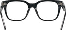 Square Black Seattle Eyeworks 996 Single Vision Full Frame View #4