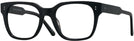 Square Black Seattle Eyeworks 996 Progressive No-Lines View #1