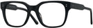 Square Black Seattle Eyeworks 996 Single Vision Full Frame View #1