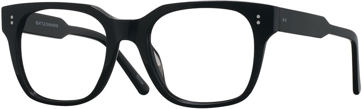 Square Black Seattle Eyeworks 996 Computer Style Progressive View #1