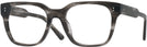 Square Grey Tortoise Seattle Eyeworks 996 Single Vision Full Frame View #1