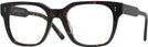 Square Tortoise Seattle Eyeworks 996 Single Vision Full Frame View #1