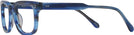 Rectangle Stripe Blue Seattle Eyeworks 997 Single Vision Full Frame View #3