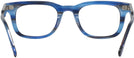 Rectangle Stripe Blue Seattle Eyeworks 997 Single Vision Full Frame View #4
