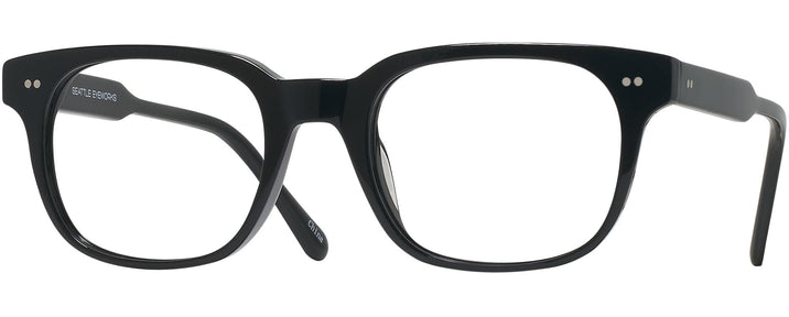 Square Black Seattle Eyeworks 998 Single Vision Full Frame View #1