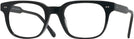 Square Black Seattle Eyeworks 998 Single Vision Full Frame View #1