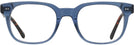 Square Transparent Blue With Tortoise Seattle Eyeworks 998 Single Vision Full Frame View #2