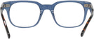 Square Transparent Blue With Tortoise Seattle Eyeworks 998 Progressive No-Lines View #4