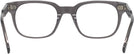 Square Transparent Grey Seattle Eyeworks 998 Single Vision Full Frame View #4