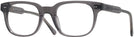 Square Transparent Grey Seattle Eyeworks 998 Single Vision Full Frame View #1