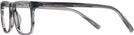 Rectangle Stripe Grey Seattle Eyeworks 999 Single Vision Full Frame View #3