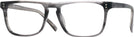 Rectangle Stripe Grey Seattle Eyeworks 999 Single Vision Full Frame View #1
