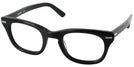 Wayfarer Black Shuron Freeway 48 (Women&#39;s Average Fit) Single Vision Full Frame View #1