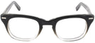 Wayfarer Black Fade Shuron Freeway 48 (Women&#39;s Average Fit) Single Vision Full Frame View #2