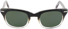 Wayfarer Black Fade Shuron Freeway 48 (Women&#39;s Average Fit) Progressive Reading Sunglasses View #2