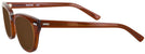 Wayfarer Brown Smoke Shuron Freeway 48 (Women&#39;s Average Fit) Progressive Reading Sunglasses View #3