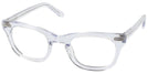 Wayfarer Crystal Shuron Freeway 48 (Women&#39;s Average Fit) Single Vision Full Frame View #1