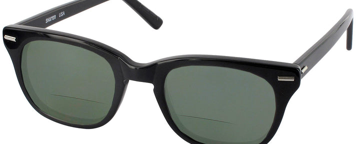 Wayfarer Black Shuron Freeway 52 (Men&#39;s Average Fit) Bifocal Reading Sunglasses View #1