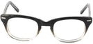 Wayfarer Black Fade Shuron Freeway 52 (Men&#39;s Average Fit) Single Vision Full Frame View #2