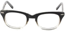 Wayfarer Black Fade Shuron Freeway 52 (Men&#39;s Average Fit) Progressive No-Lines View #2