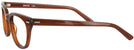 Wayfarer Brown Smoke Shuron Freeway 52 (Men&#39;s Average Fit) Single Vision Full Frame View #3