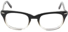 Wayfarer Black Fade Shuron Freeway 54 (Mens XL Fit) No Line Bifocal View #2