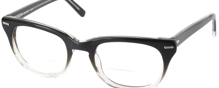 Wayfarer Black Fade Shuron Freeway 54 (Mens XL Fit) Bifocal View #1