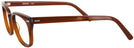 Wayfarer Brown Smoke Shuron Freeway 54 (Mens XL Fit) No Line Bifocal View #3