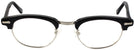 ClubMaster Black with Silver Shuron Revelation (Women&#39;s Average Fit) Progressive No-Lines View #2
