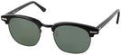 ClubMaster Black with Black Shuron Ronsir 50 (Men&#39;s Average Fit) Progressive Reading Sunglasses View #1