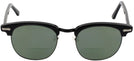ClubMaster Black with Black Shuron Ronsir 50 (Men&#39;s Average Fit) Bifocal Reading Sunglasses View #2