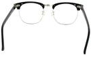 ClubMaster Black with Silver Shuron Ronsir 50 (Men&#39;s Average Fit) Single Vision Full Frame View #4