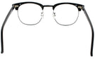 ClubMaster Black with Black Shuron Ronsir 52 (Mens XL Fit) Single Vision Full Frame View #4