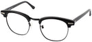 ClubMaster Black With Black Shuron Ronsir 52 (Mens XL Fit) Computer Style Progressive View #1