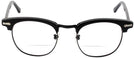 ClubMaster Black with Black Shuron Ronsir 52 (Mens XL Fit) Bifocal View #2