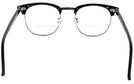 ClubMaster Black with Black Shuron Ronsir 52 (Mens XL Fit) Bifocal View #4