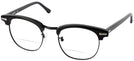 ClubMaster Black with Black Shuron Ronsir 52 (Mens XL Fit) Bifocal View #1