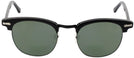 ClubMaster Black with Black Shuron Ronsir 52 (Mens XL Fit) Progressive Reading Sunglasses View #2