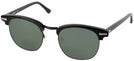 ClubMaster Black with Black Shuron Ronsir 52 (Mens XL Fit) Progressive Reading Sunglasses View #1