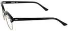 ClubMaster Black with Silver Shuron Ronsir 52 (Mens XL Fit) Single Vision Full Frame View #3