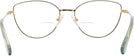 Cat Eye Gold Swarovski 1012 Bifocal View #4