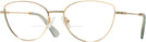 Cat Eye Gold Swarovski 1012 Bifocal View #1